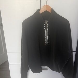 Express Black Cowl Neck Sweater